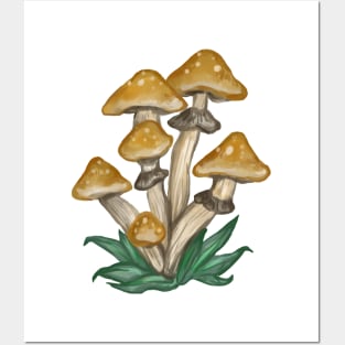 golden teacher shrooms Posters and Art